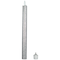 LED Flameless Flickering Taper Glittered Christmas Candles - 11" - Silver - Set 2